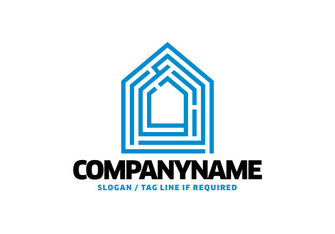 Logo Design Real Estate on Keywords  Blue Maze Real Estate Logos Agents Realtors Logos